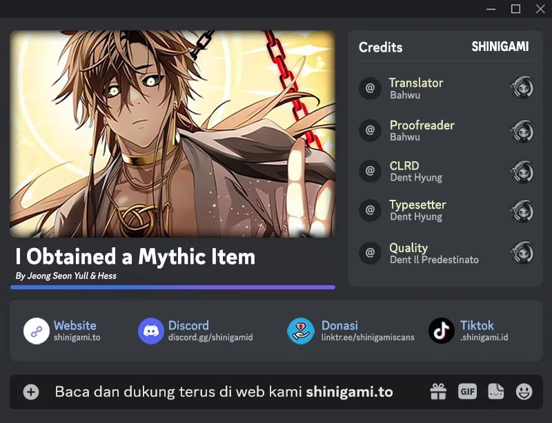 Komik I Obtained a Mythic Item Chapter 166 gambar 1