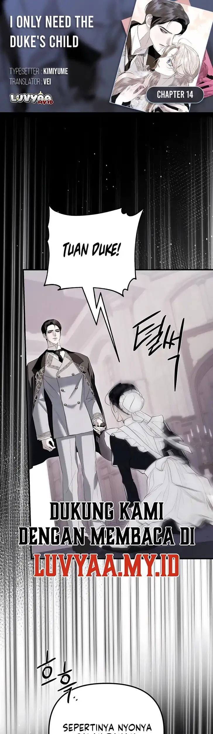 Komik I Only Need the Duke’s Child Chapter 14 gambar 1