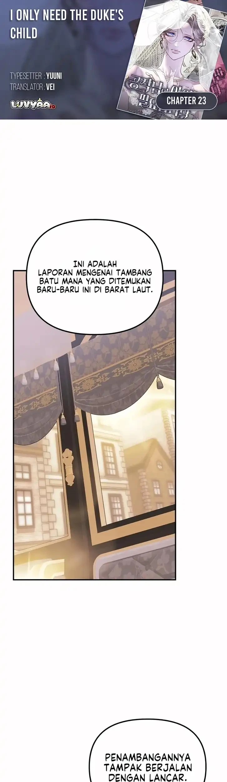Komik I Only Need the Duke’s Child Chapter 23 gambar 1