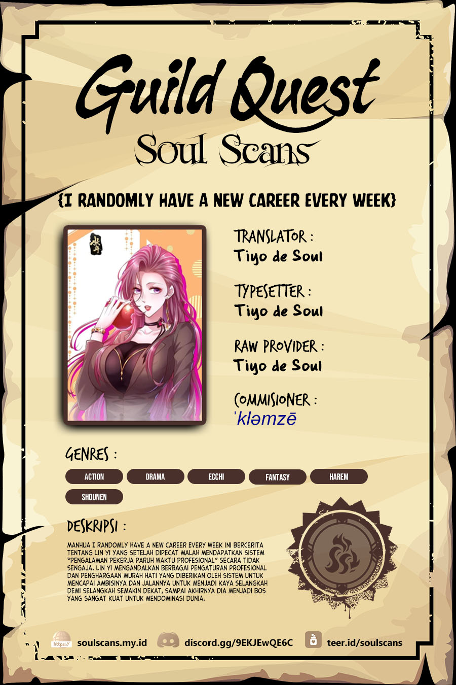 Komik I Randomly Have A New Career Every Week Chapter 505 gambar 1