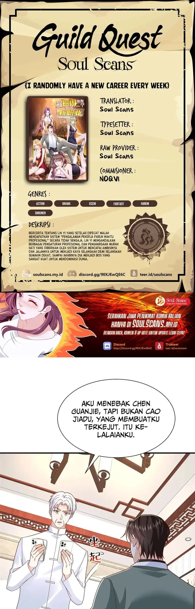 Komik I Randomly Have A New Career Every Week Chapter 828 gambar 1