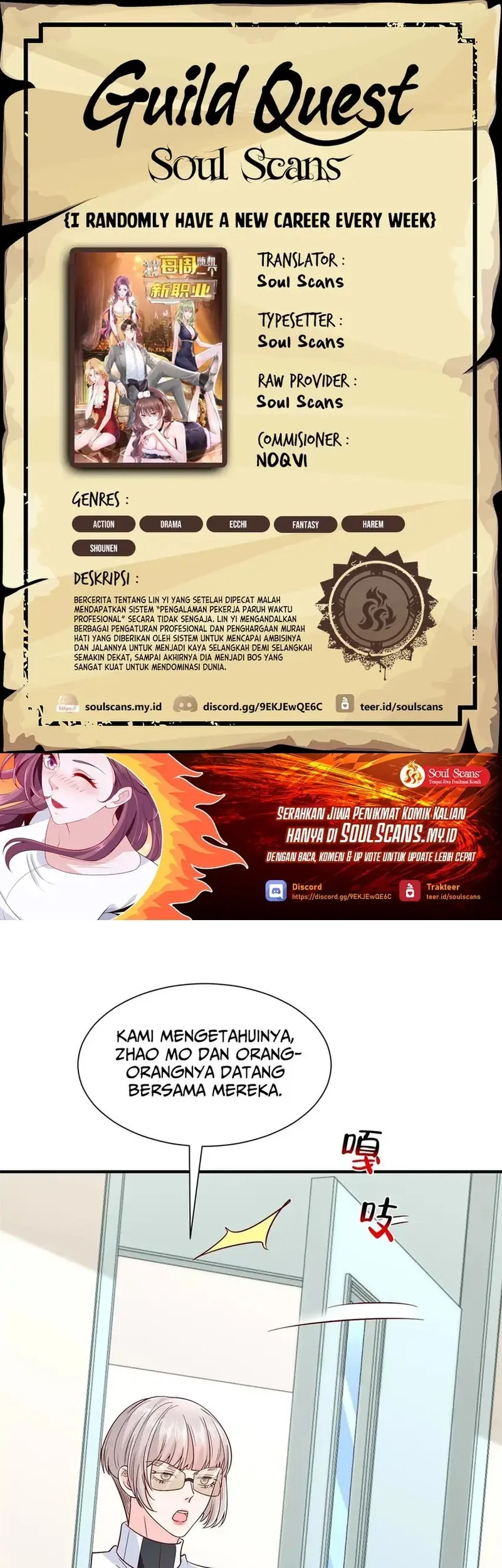 Komik I Randomly Have A New Career Every Week Chapter 835 gambar 1