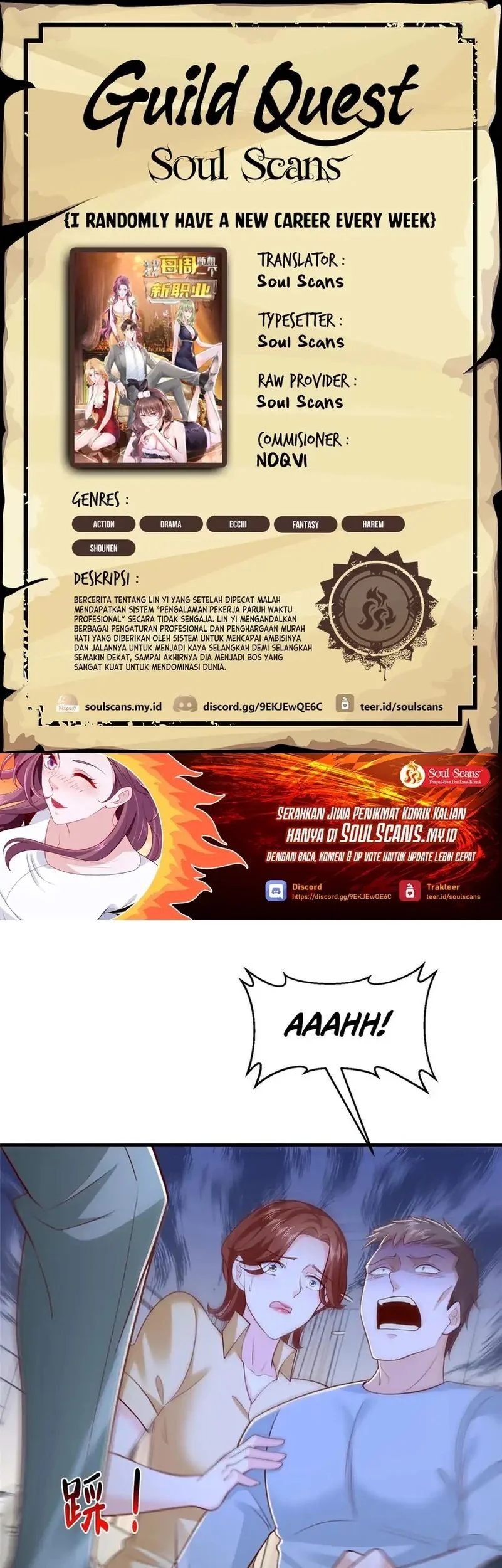Komik I Randomly Have A New Career Every Week Chapter 838 gambar 1