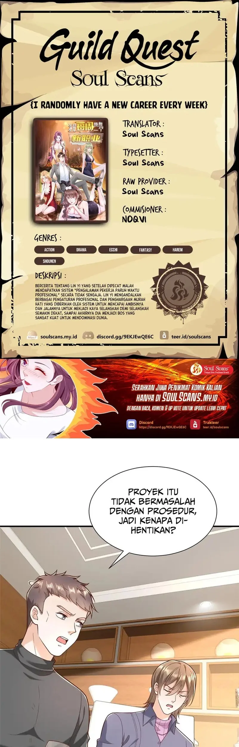 Komik I Randomly Have A New Career Every Week Chapter 843 gambar 1