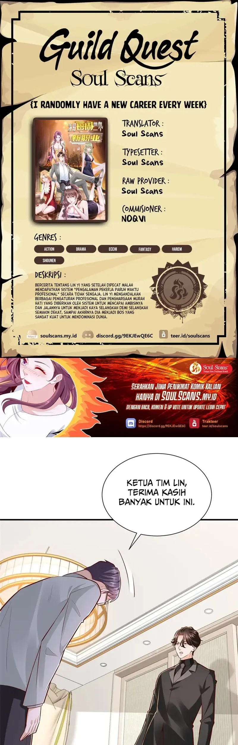 Komik I Randomly Have A New Career Every Week Chapter 850 gambar 1