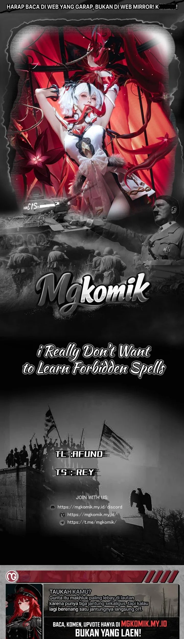 Komik I Really Don’t Want to Learn Forbidden Spells Chapter 145 gambar 1