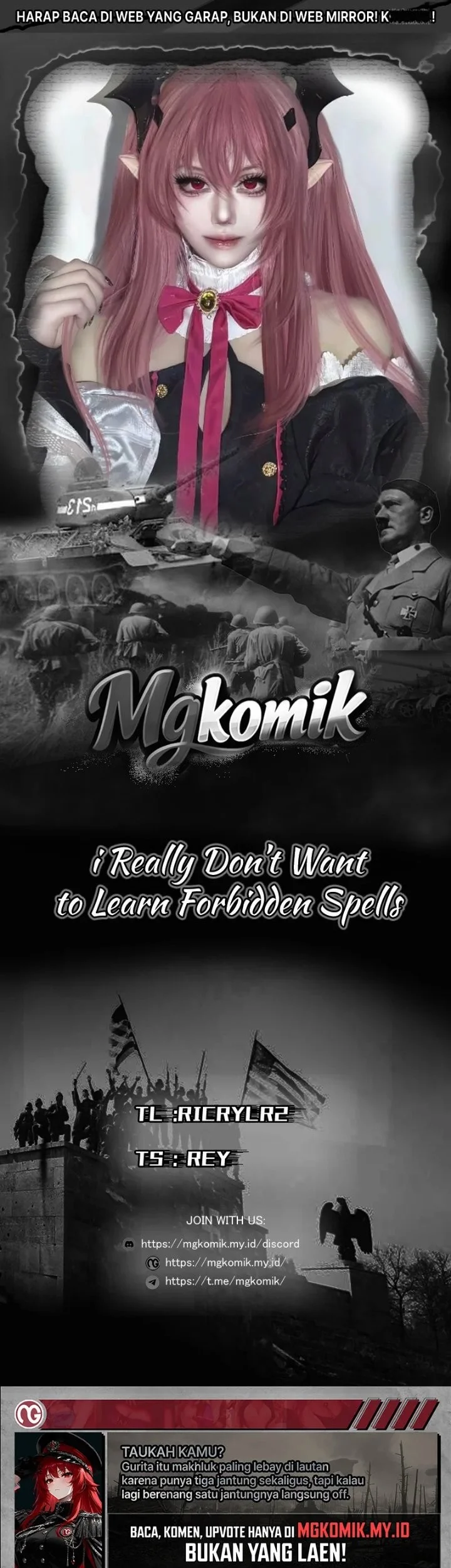 Komik I Really Don’t Want to Learn Forbidden Spells Chapter 150 gambar 1