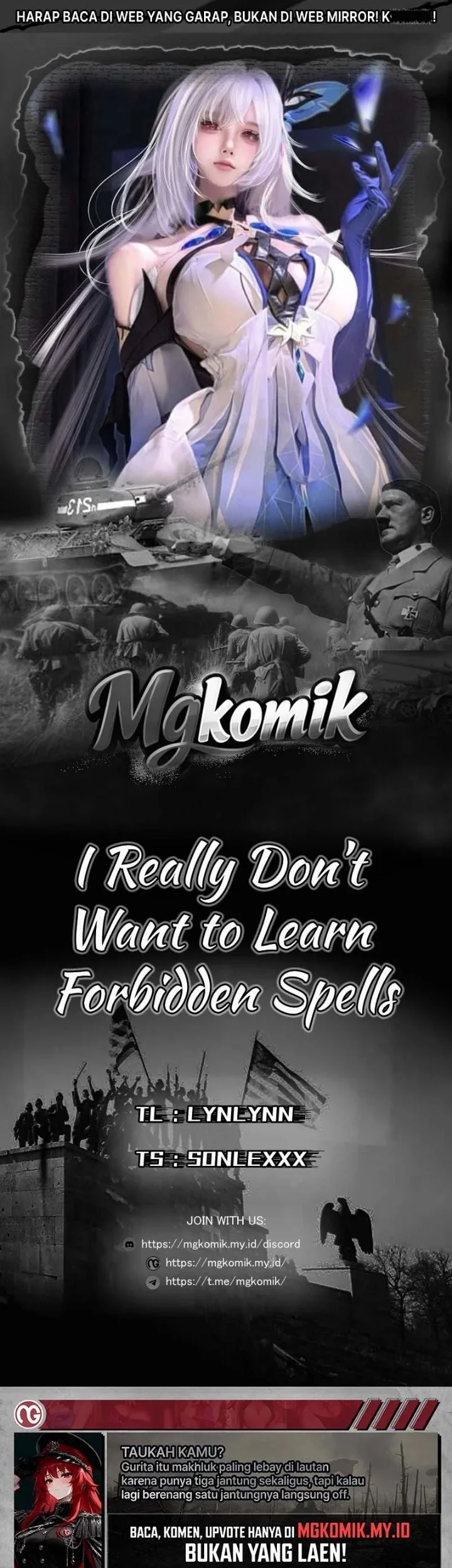 Komik I Really Don’t Want to Learn Forbidden Spells Chapter 153 gambar 1