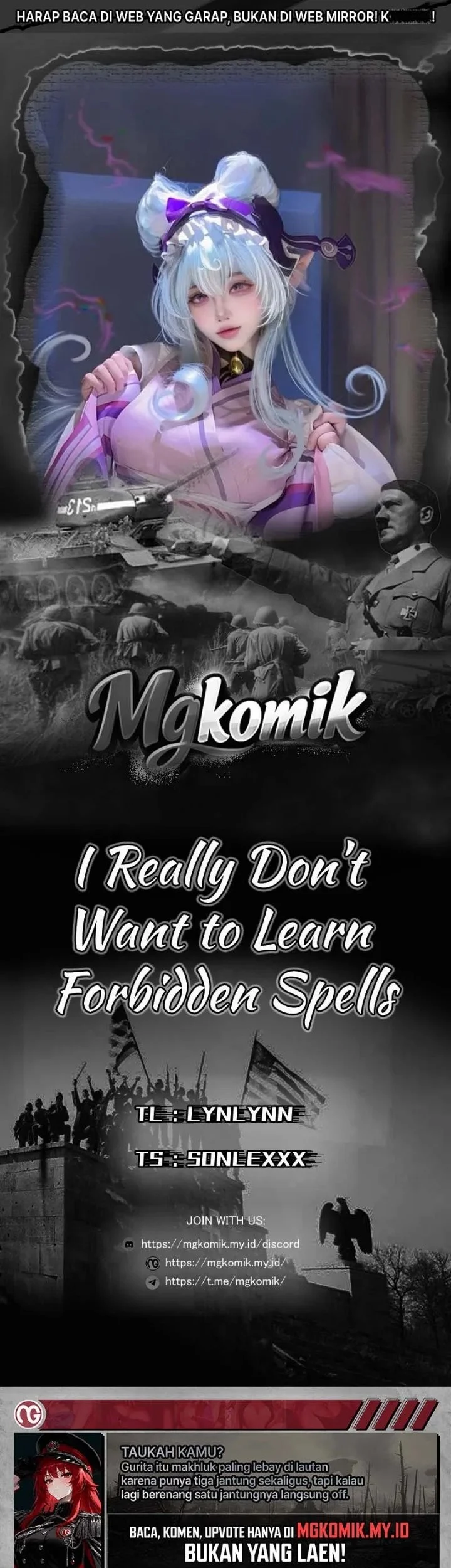 Komik I Really Don’t Want to Learn Forbidden Spells Chapter 186 gambar 1
