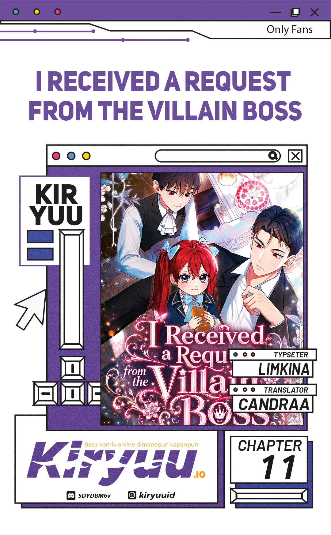 Komik I Received a Request from the Villain Boss Chapter 11 gambar 1