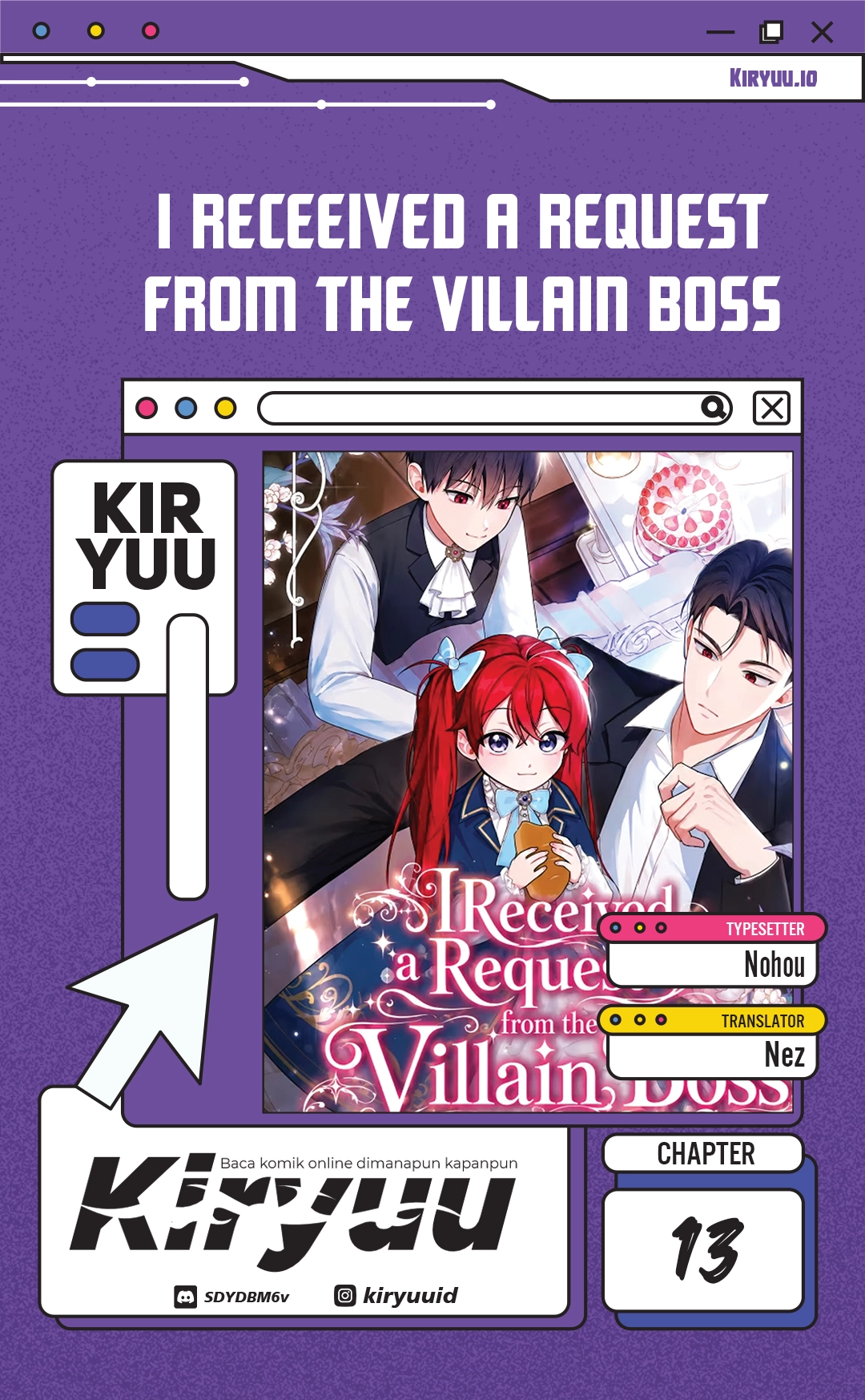 Manhwa I Received a Request from the Villain Boss Chapter 13 gambar 2
