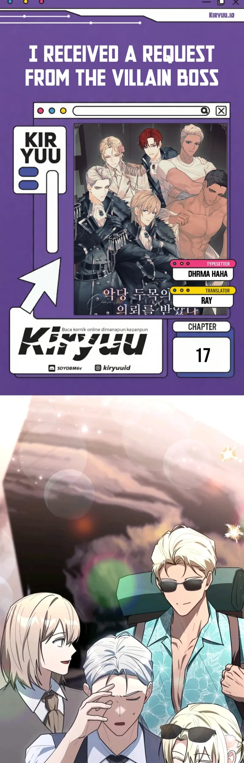 Komik I Received a Request from the Villain Boss Chapter 17 gambar 1