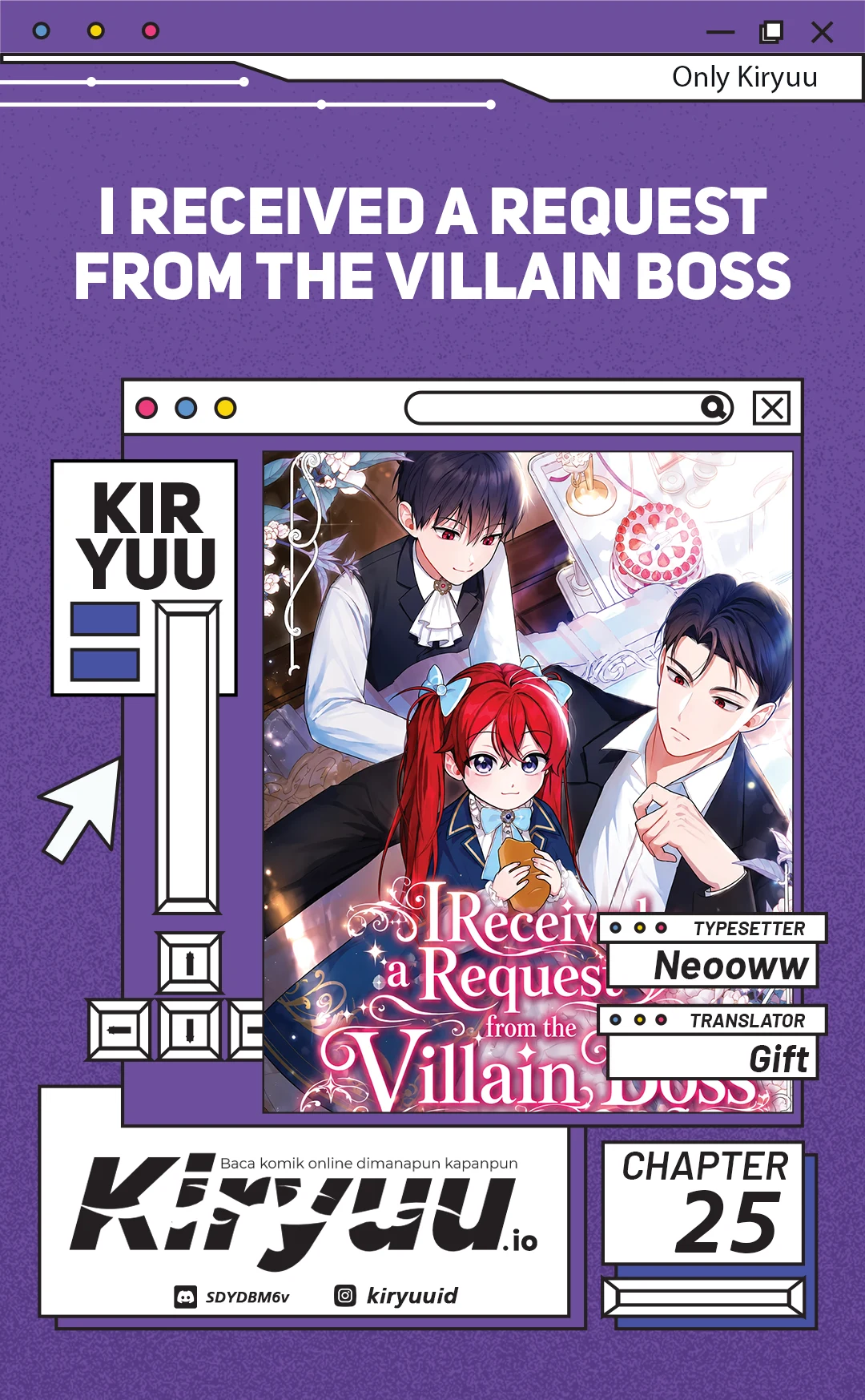 Komik I Received a Request from the Villain Boss Chapter 25 gambar 1