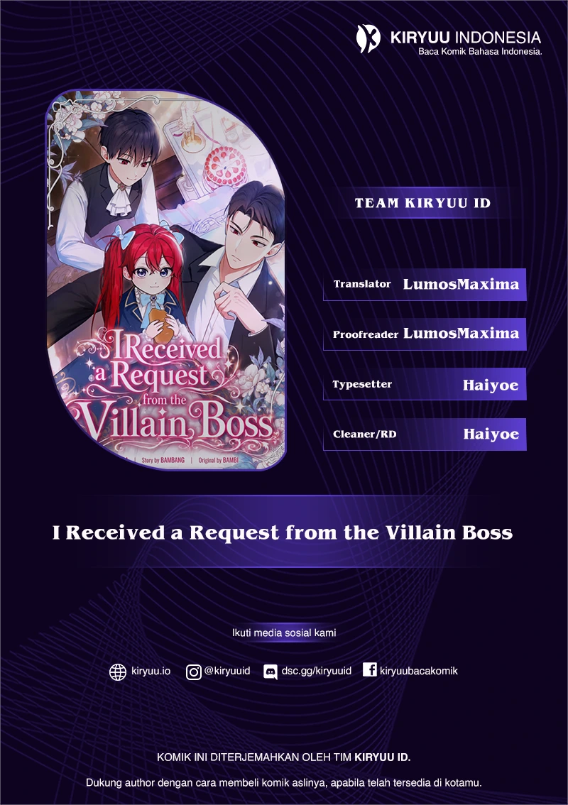 Komik I Received a Request from the Villain Boss Chapter 35 gambar 1