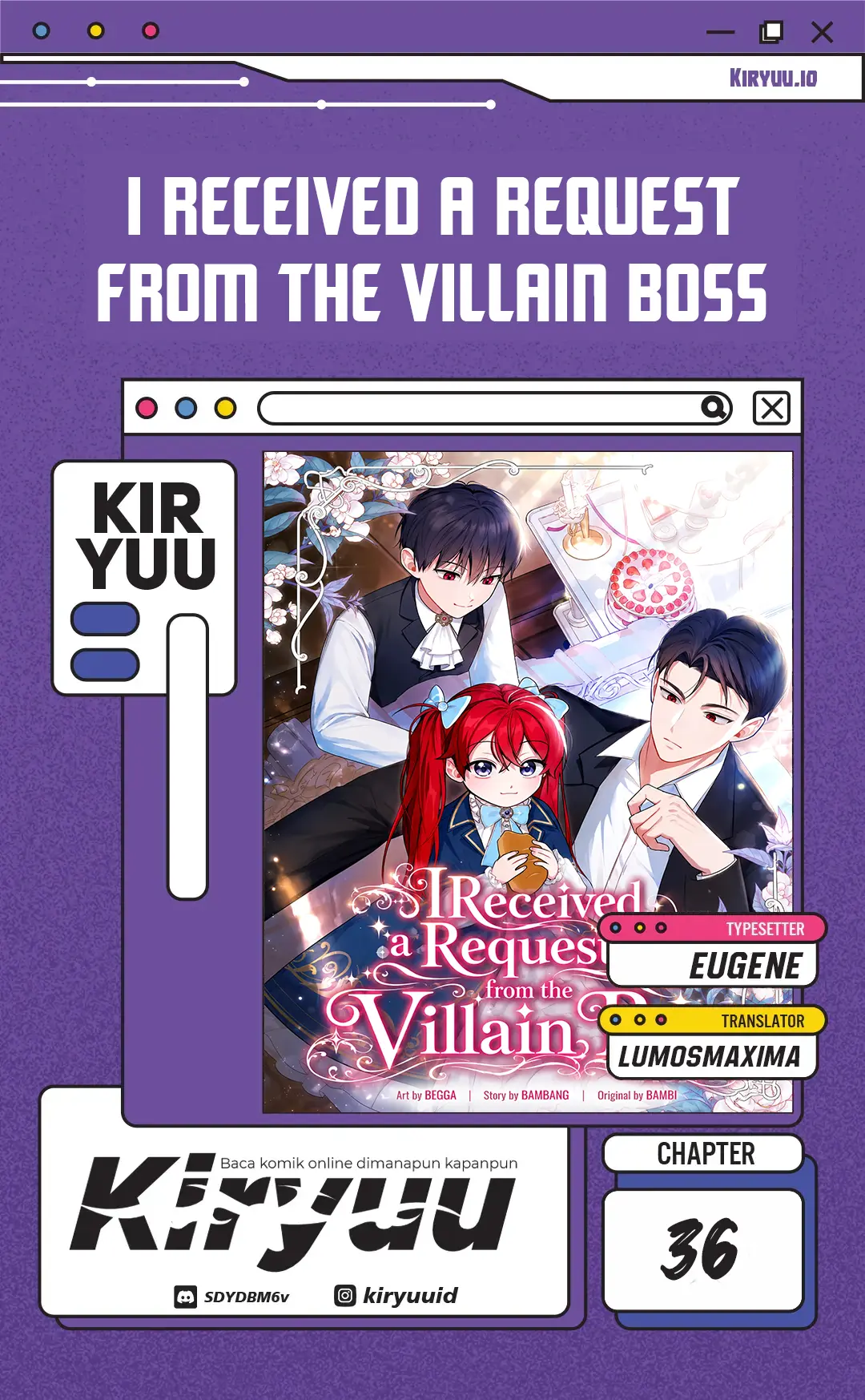 Komik I Received a Request from the Villain Boss Chapter 36 gambar 1