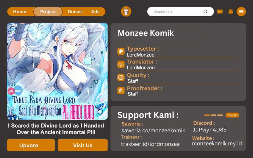 Komik I Scared the Divine Lord as I handed over the Ancient Immortal Pill Chapter 90 gambar 1