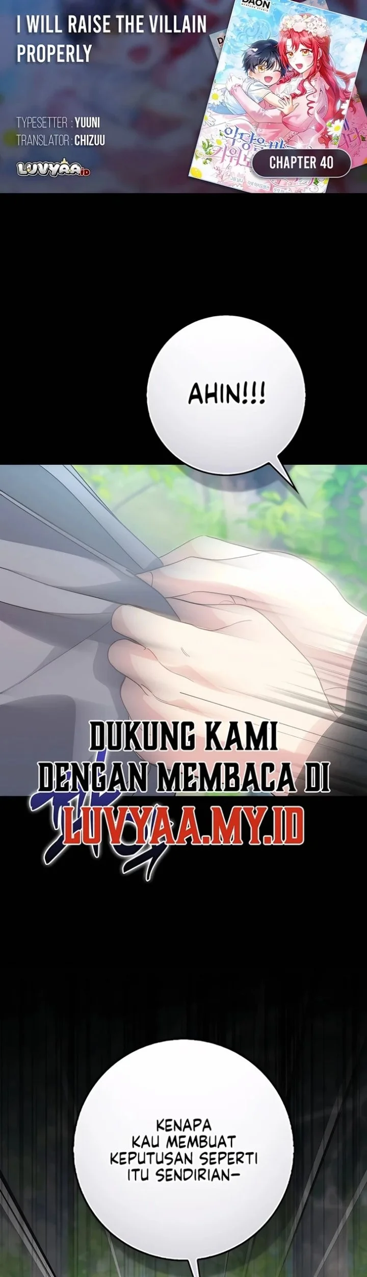 Komik I Will Raise the Villain Properly Chapter 40 gambar 1