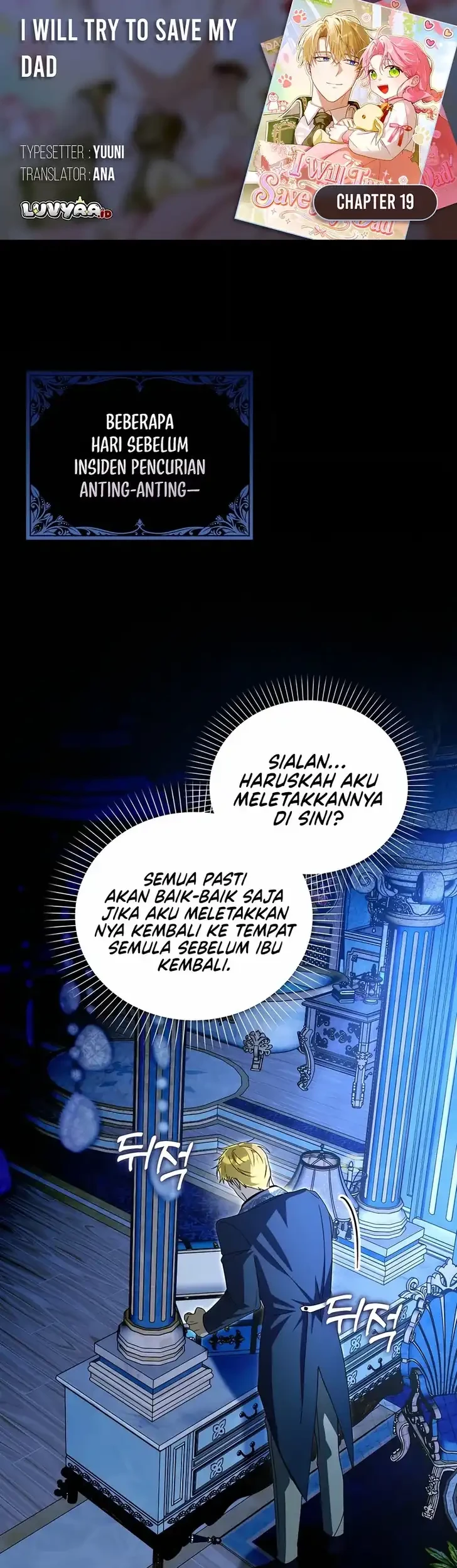 Komik I Will Try to Save My Dad Chapter 19 gambar 1