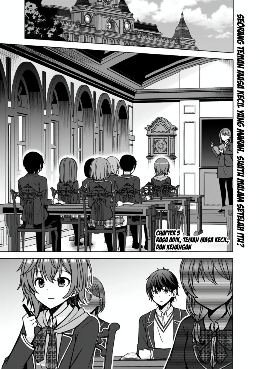 Manga Iinazuke ga Dekita to Omottara, Sono Iinazuke ga Gakkou de Yuumei na “Akuyaku Reijou” Dattan dakedo, Dou Sureba Ii? Chapter 5 gambar 2