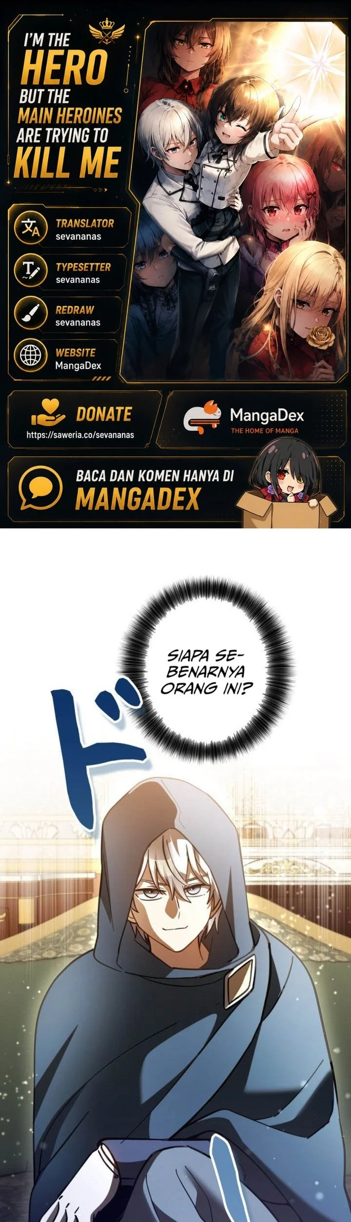 Komik Im the Hero but the Main Heroines Are Trying to Kill Me Chapter 53 gambar 1