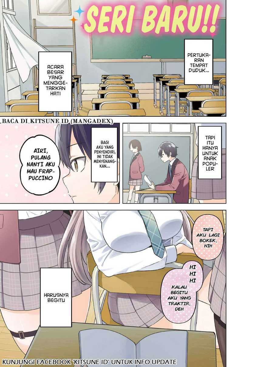 Komik Inkyā no ore ga sekigae de S-kyū bishoujo ni kakomaretara himitsu no kankei ga hajimatta Chapter 1 gambar 1