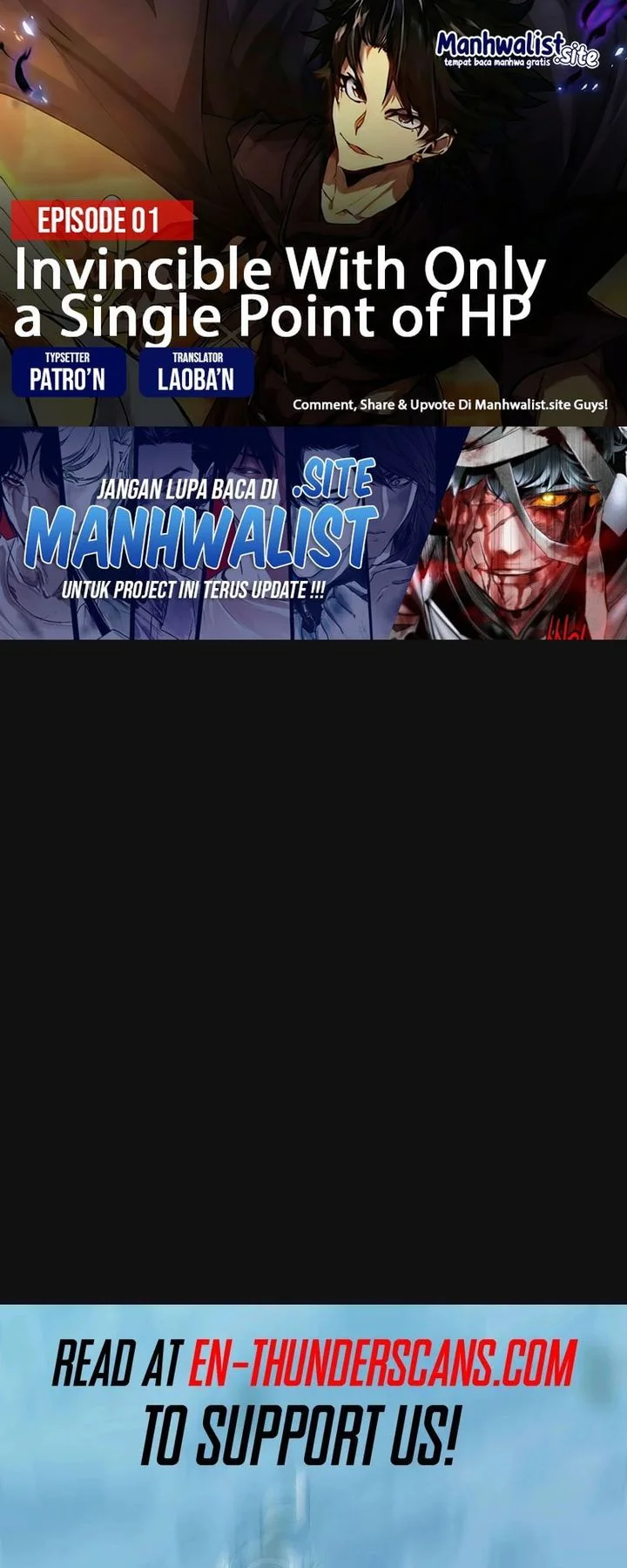 Komik Invincible With Only a Single Point of HP Chapter 1 gambar 1