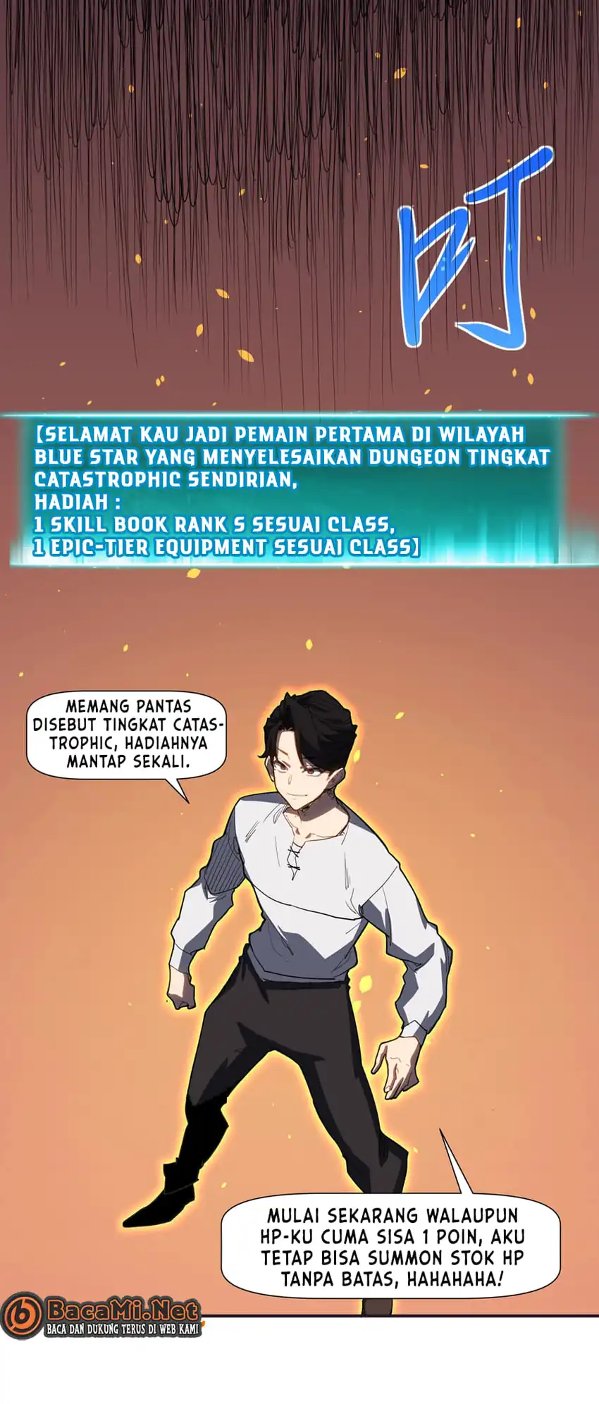 Manhua Invincible With Only a Single Point of HP Chapter 8 gambar 2