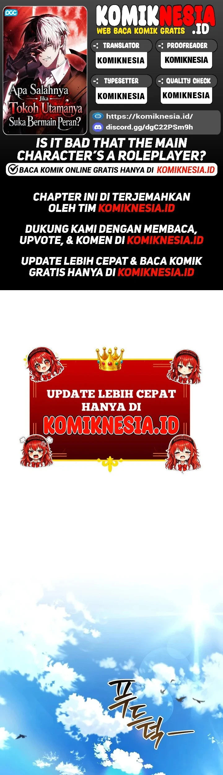 Komik Is It Bad That the Main Character’s a Roleplayer? Chapter 10 gambar 1