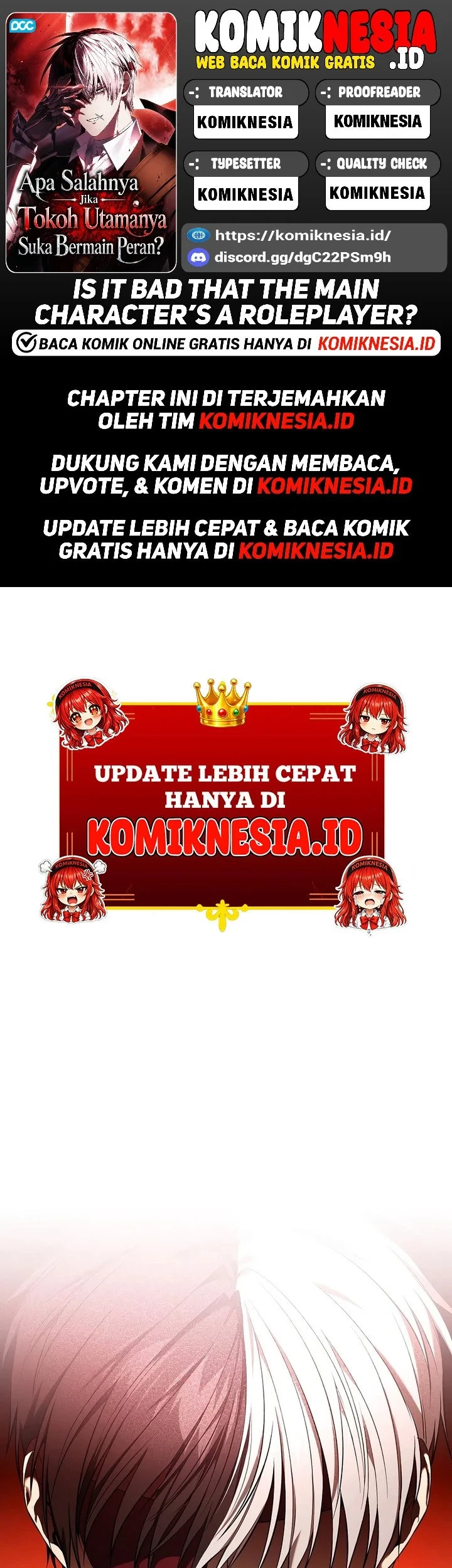 Komik Is It Bad That the Main Character’s a Roleplayer? Chapter 11 gambar 1