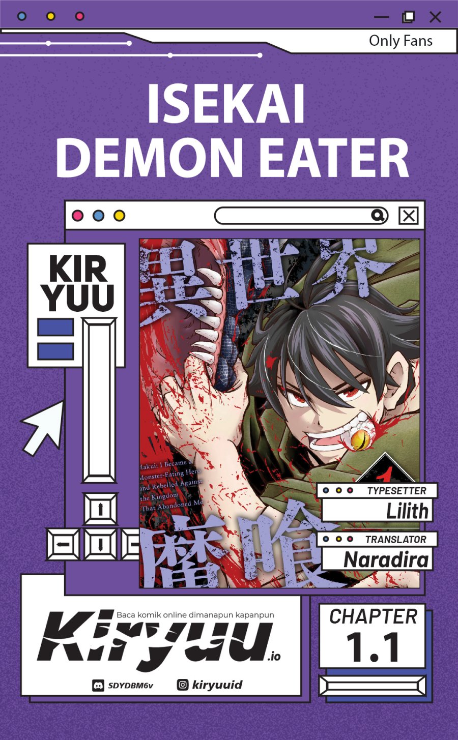 Komik Isekai Demon Eater – I Became a Monster Eating Hero and Rebelled Against the Kingdom That Abandoned Me Chapter 1.1 gambar 1