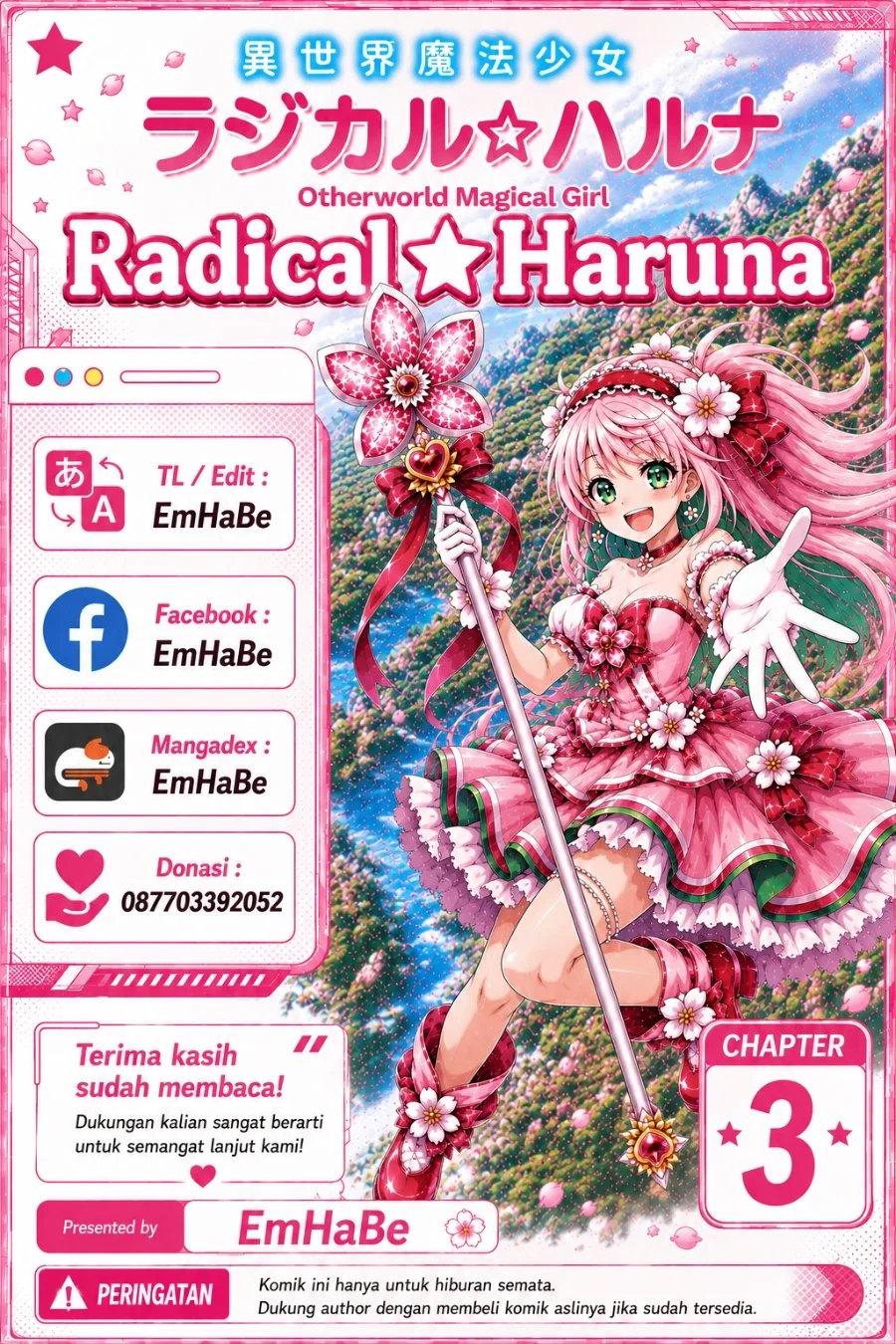 Komik Isekai Mahou Shoujo Radical☆Haruna Chapter 3 gambar 1