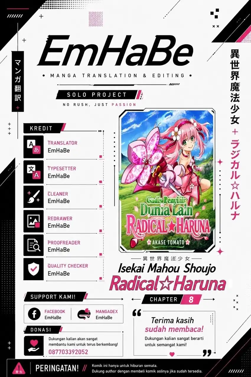 Komik Isekai Mahou Shoujo Radical☆Haruna Chapter 8 gambar 1
