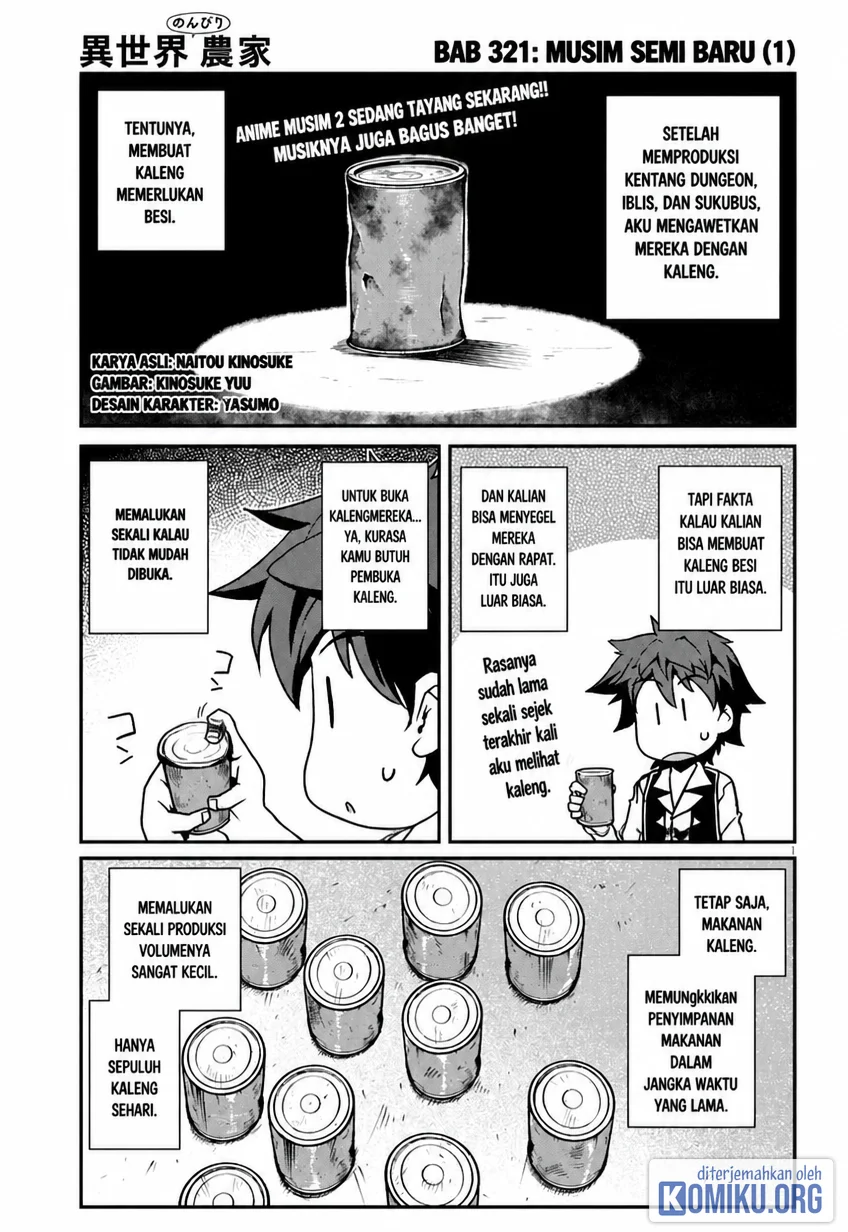 Komik Isekai Nonbiri Nouka Chapter 321 gambar 1