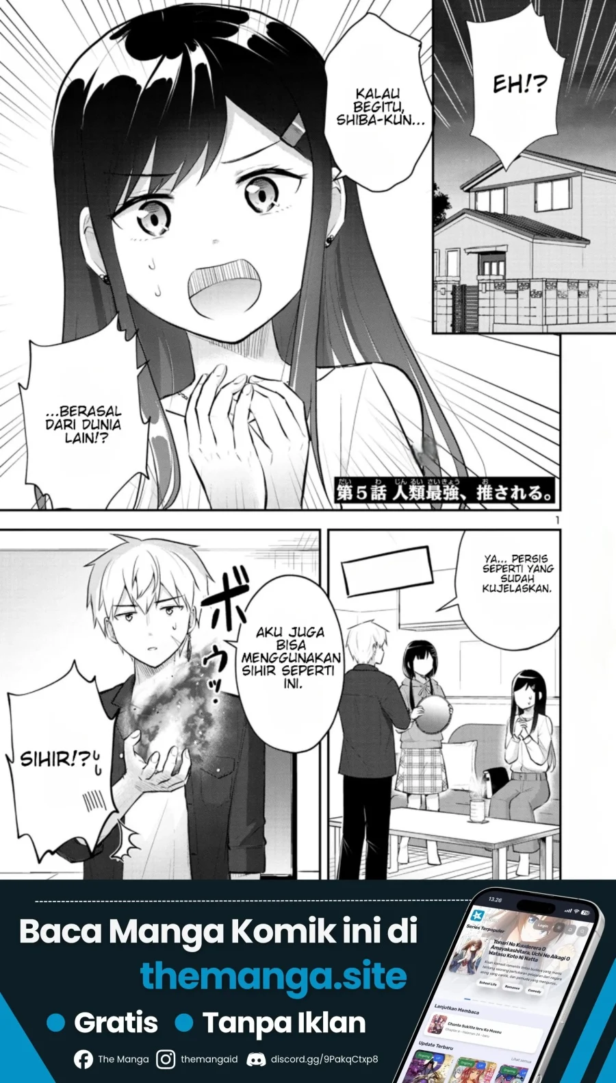 Manga Isekai Saikyou, Nippon de JK to Konkatsu Suru Chapter 5 gambar 2