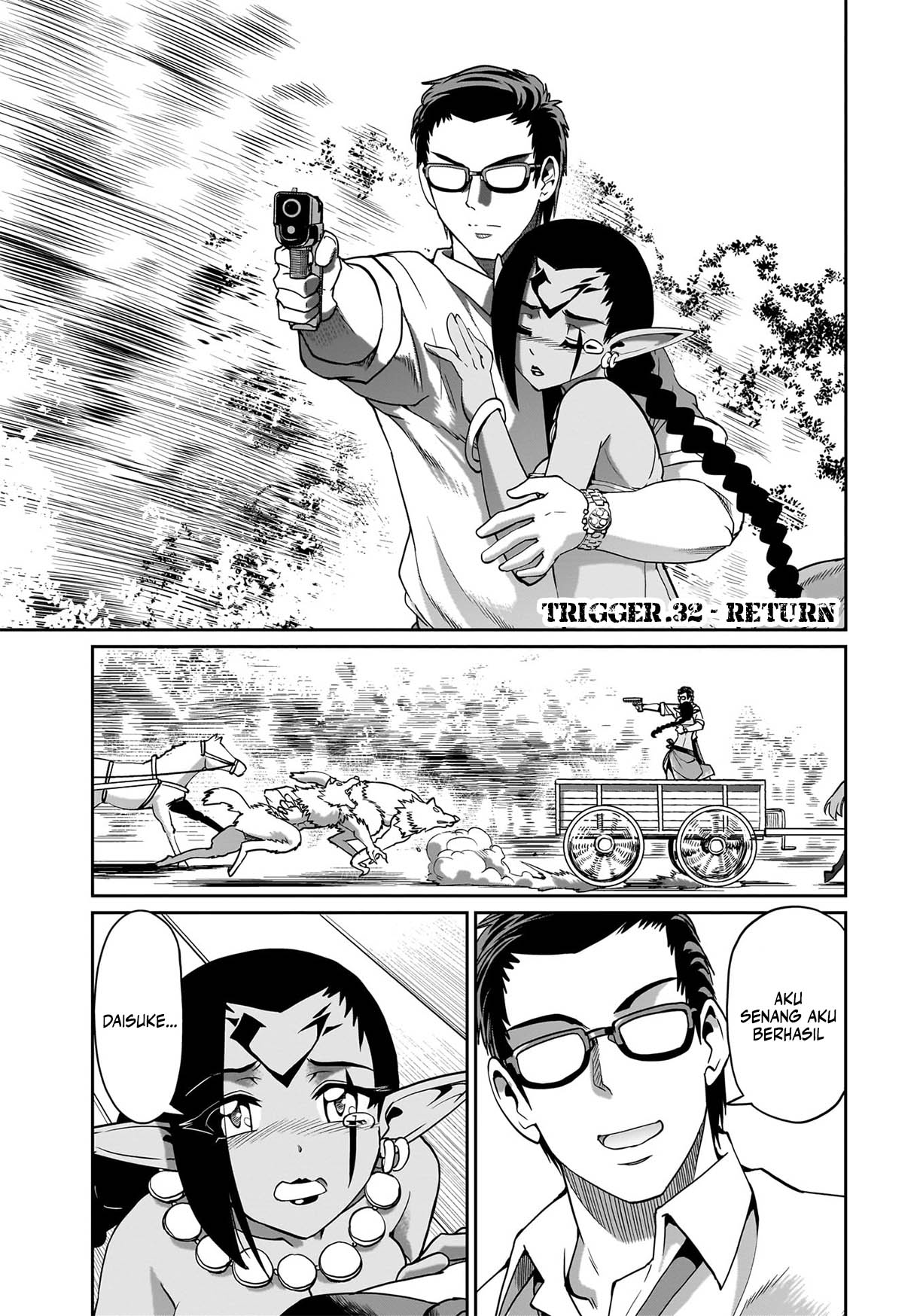 Komik Isekai Shoukan Oji-san no Juumusou Life – Sabage Suki Salaryman wa Kaisha Owari ni Isekai e Chokki suru Chapter 32 gambar 1