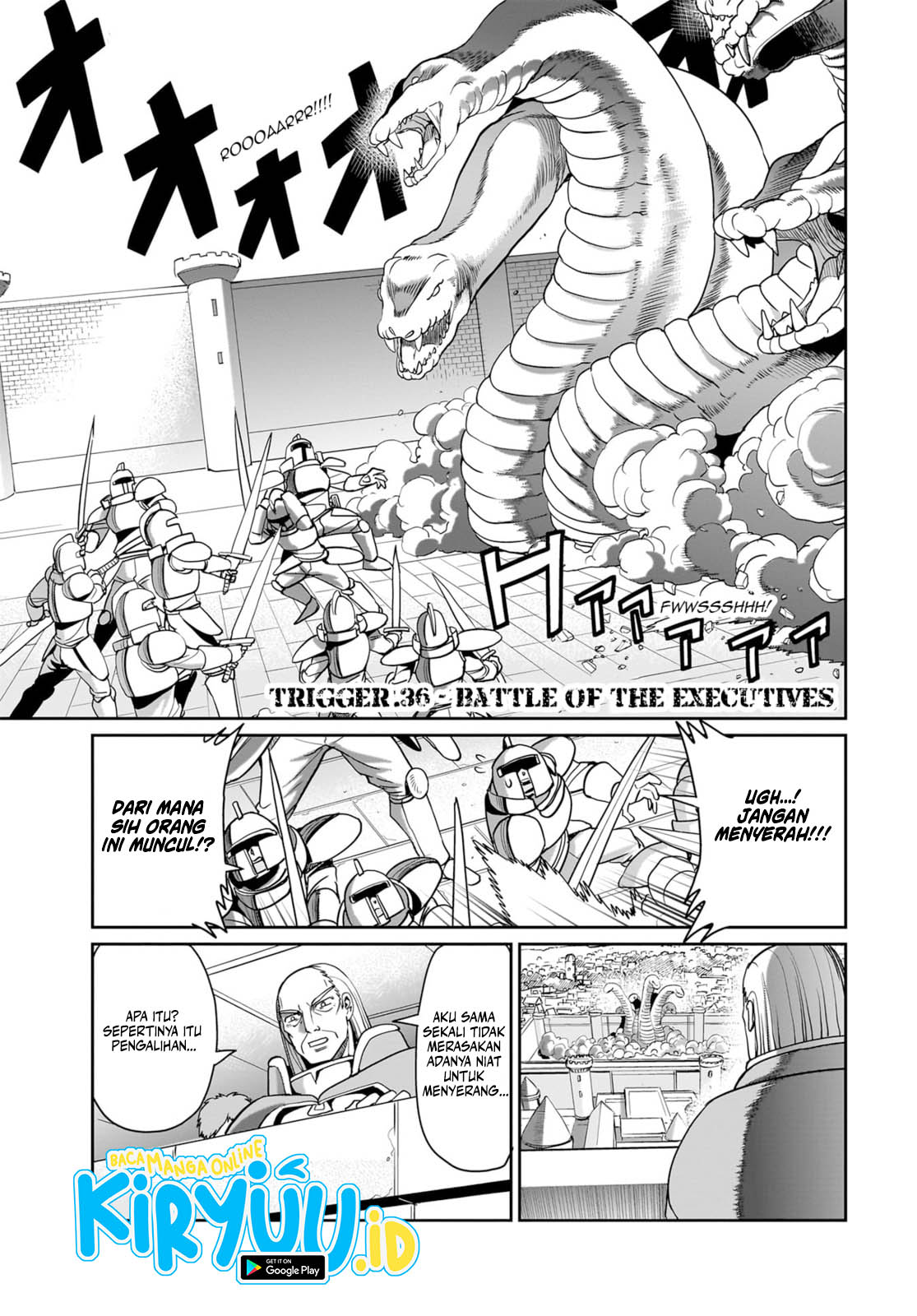 Komik Isekai Shoukan Oji-san no Juumusou Life – Sabage Suki Salaryman wa Kaisha Owari ni Isekai e Chokki suru Chapter 36 gambar 1