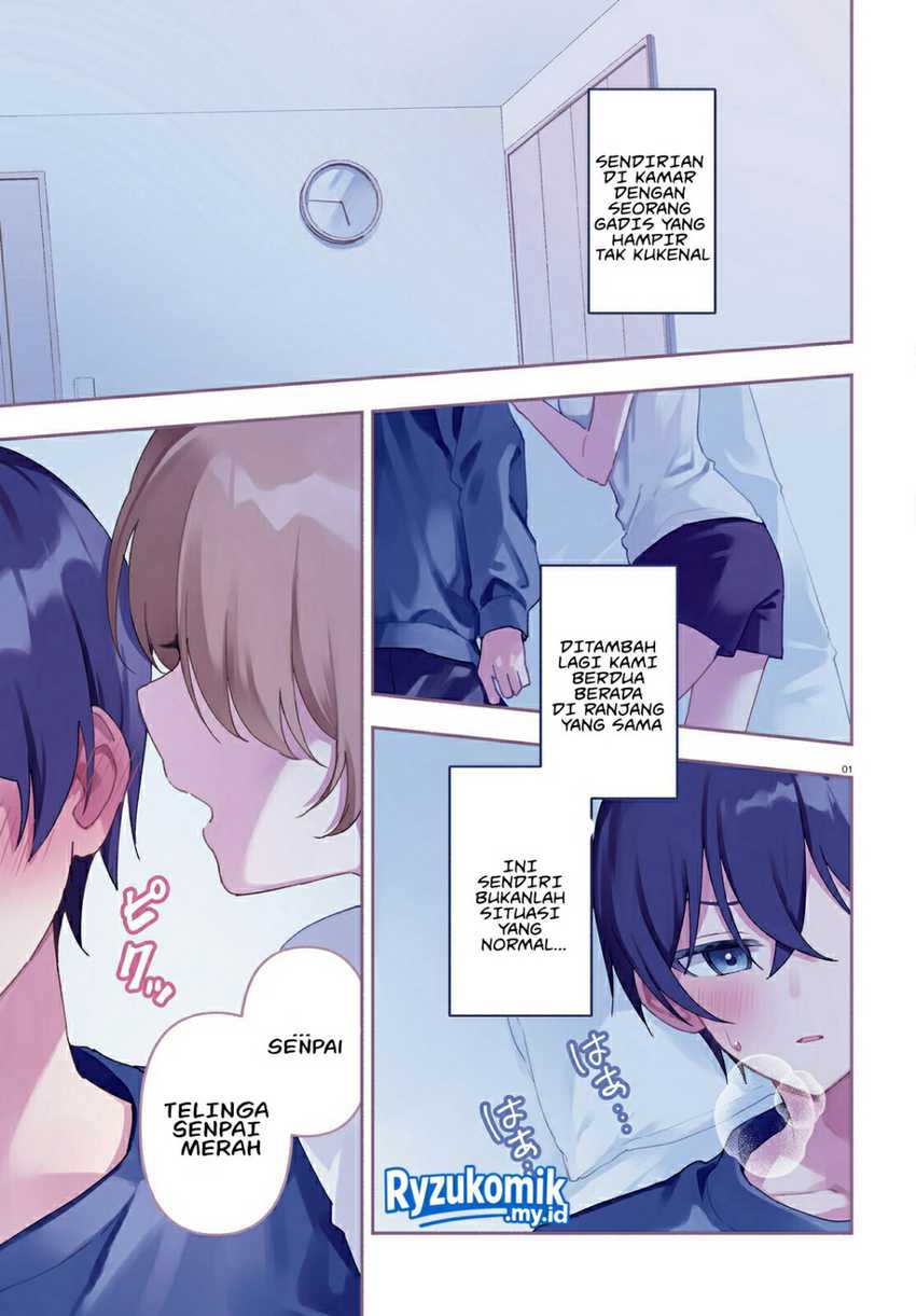 Manga “Issho ni Netaindesu yo Ne, Senpai?” to Amaku Sasayakarete Kon’ya mo Nemurenai Chapter 1 gambar 2
