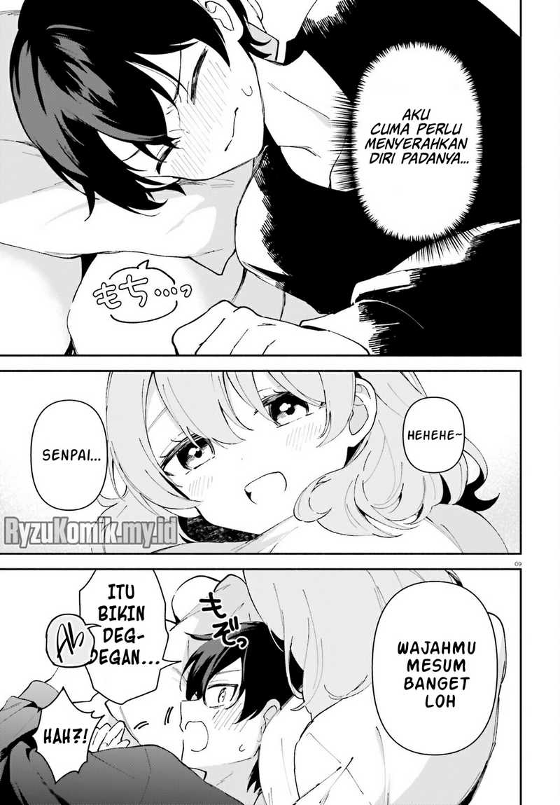 “Issho ni Netaindesu yo Ne, Senpai?” to Amaku Sasayakarete Kon’ya mo Nemurenai Chapter 3 - Halaman 9