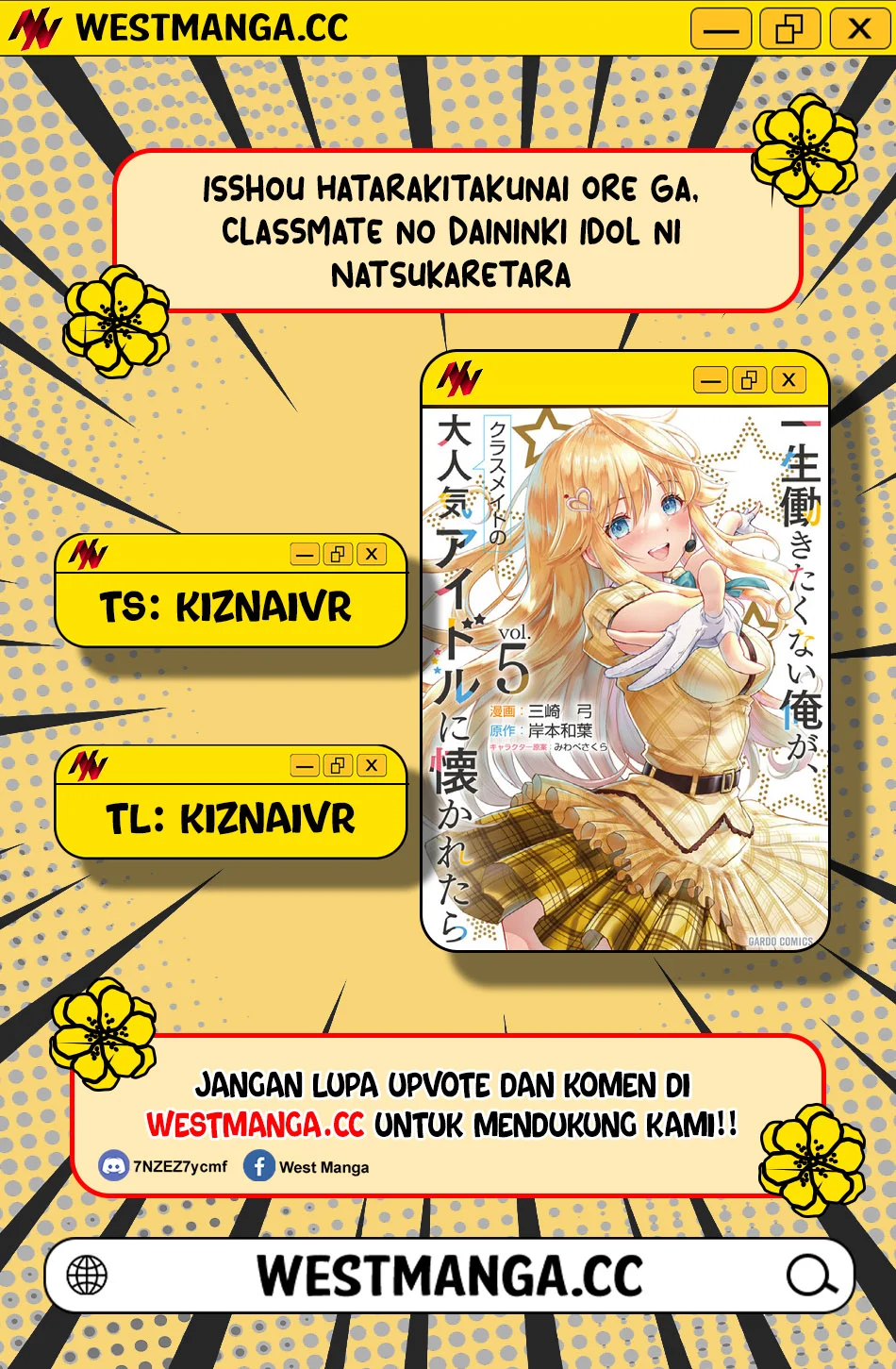 Komik Isshou Hatarakitakunai Ore ga Classmate no Daininki Idol ni Natsukaretara Chapter 23 gambar 1