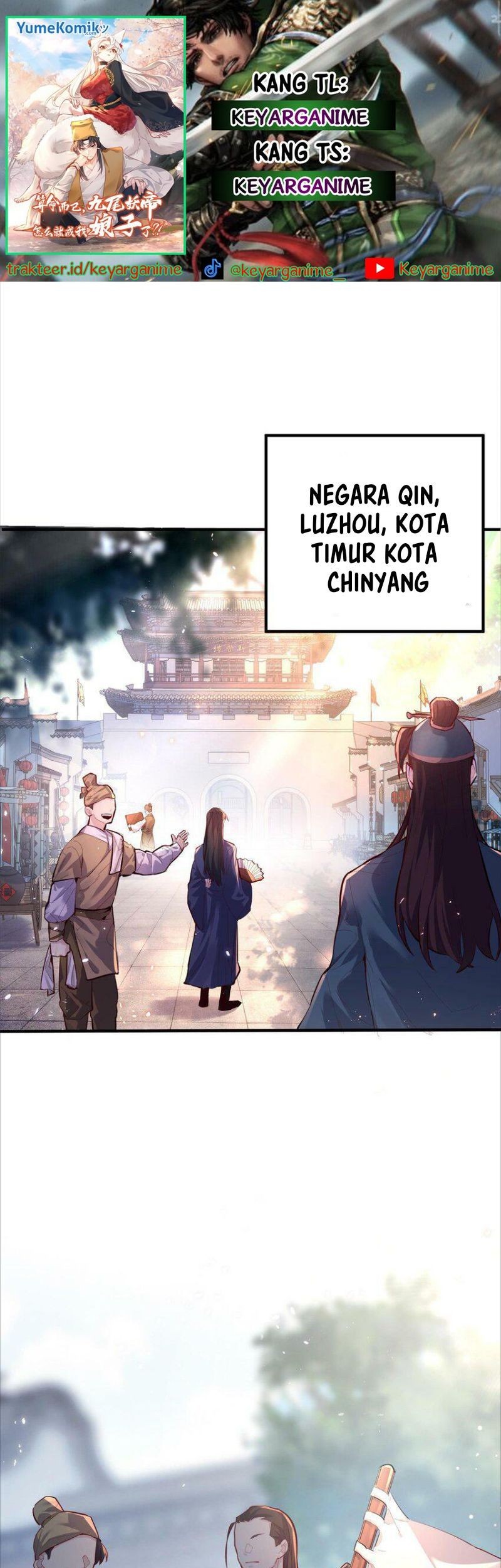 Komik It’s Just Fortune-Telling, How Did the Nine-Tailed Demon Emperor Become My Wife?! Chapter 1 gambar 1