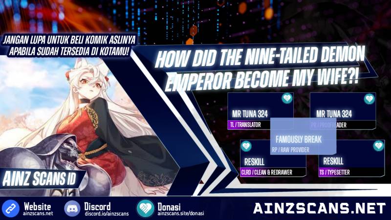 Komik It’s Just Fortune-Telling, How Did the Nine-Tailed Demon Emperor Become My Wife?! Chapter 12 gambar 1