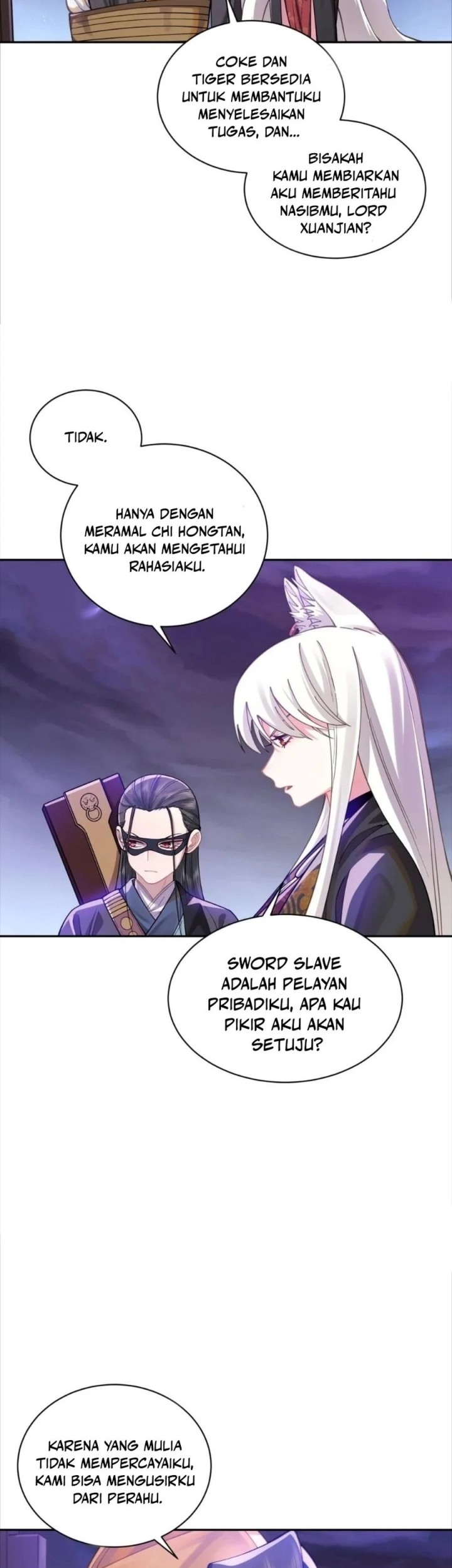 Manhua It’s Just Fortune-Telling, How Did the Nine-Tailed Demon Emperor Become My Wife?! Chapter 21 gambar 2