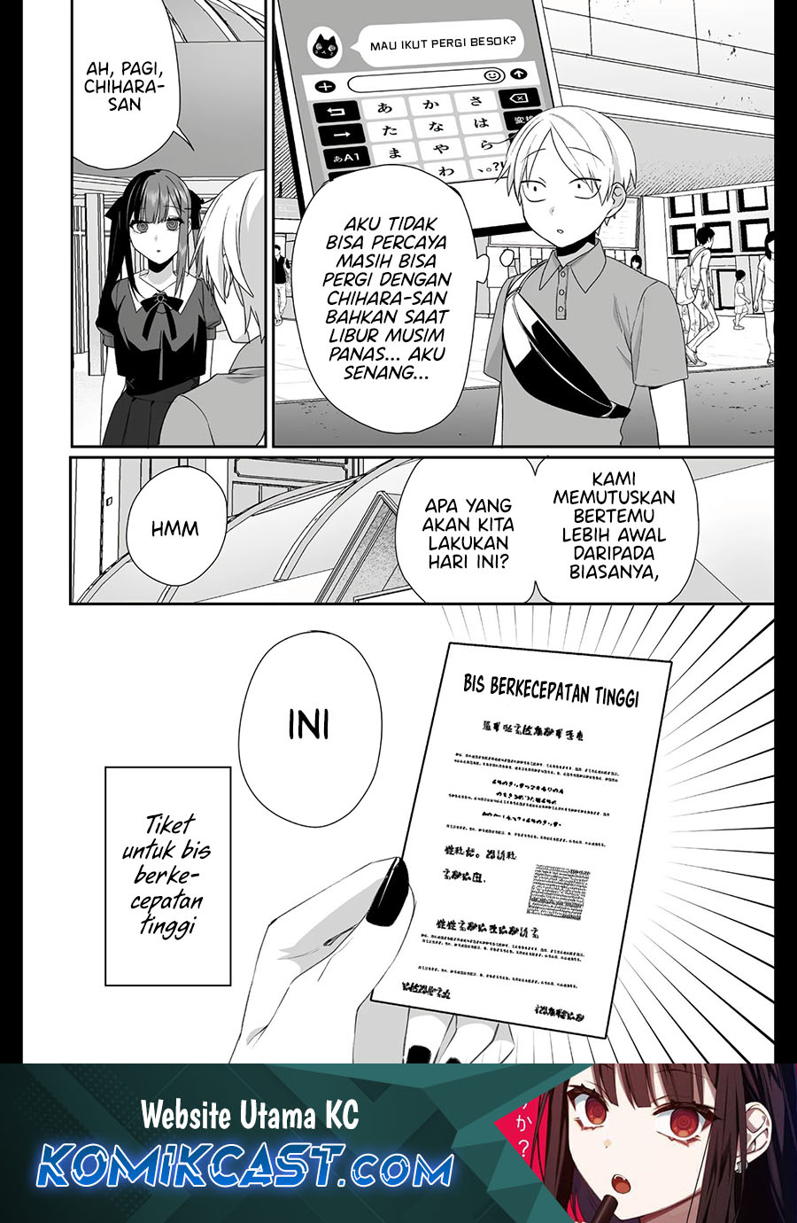 Komik Jirai nandesu ka? Chihara-san (That Girl Is Cute… But Dangerous?) Chapter 36 gambar 1