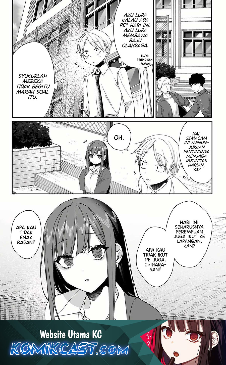 Komik Jirai nandesu ka? Chihara-san (That Girl Is Cute… But Dangerous?) Chapter 60 gambar 1