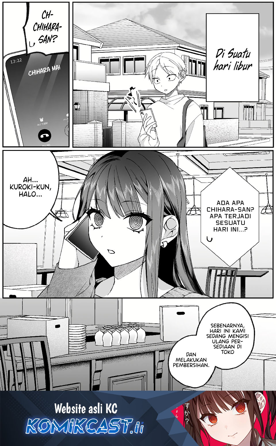 Komik Jirai nandesu ka? Chihara-san (That Girl Is Cute… But Dangerous?) Chapter 78 gambar 1