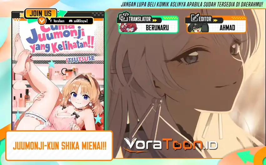 Komik Juumonji-kun shika mienai!! Chapter 6.1 gambar 1