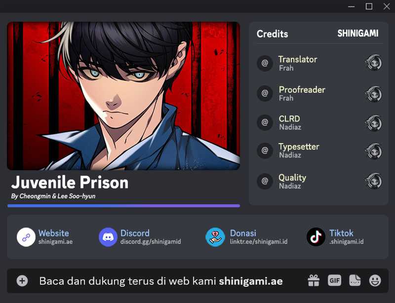 Komik Juvenile Prison Chapter 8 gambar 1