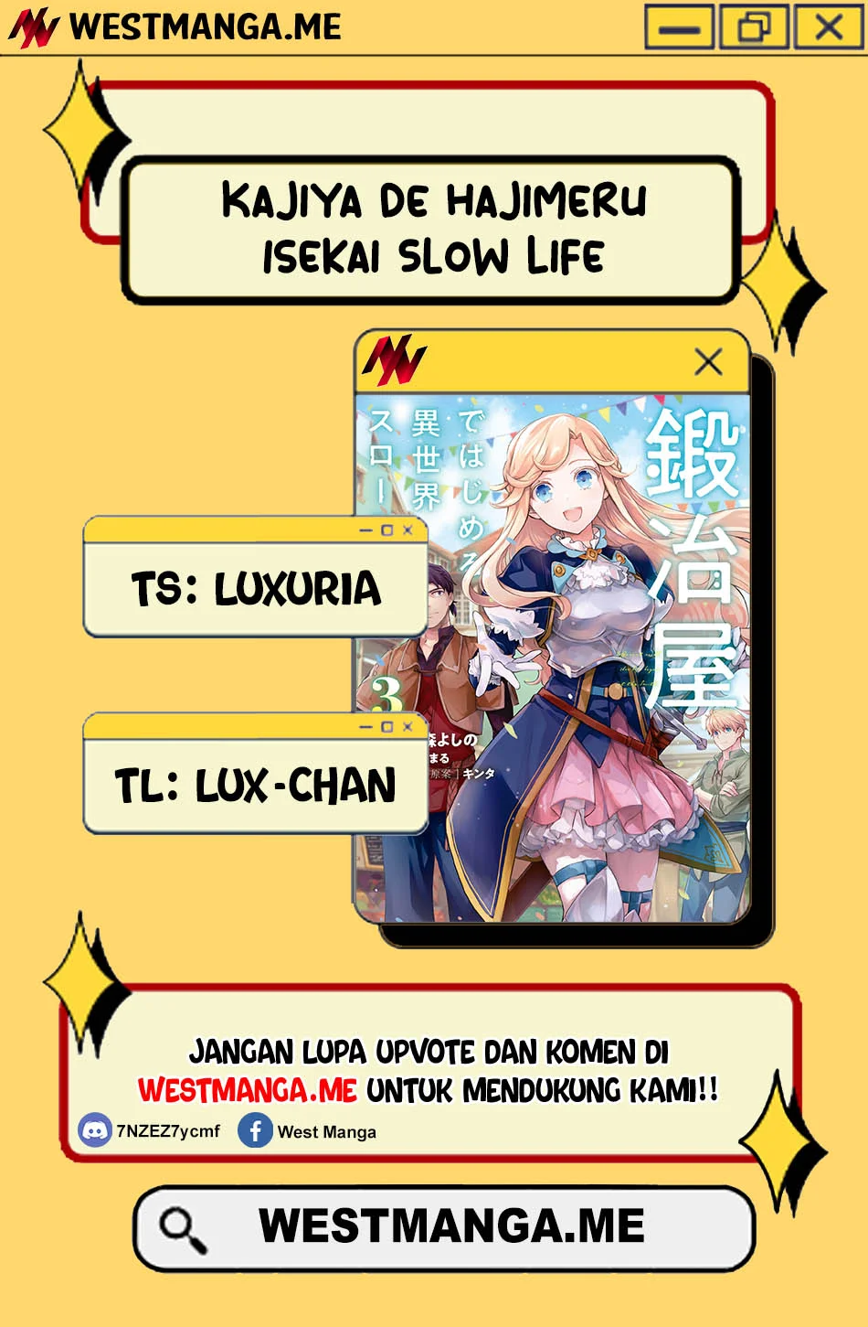 Komik Kajiya de Hajimeru Isekai Slow Life Chapter 28 gambar 1
