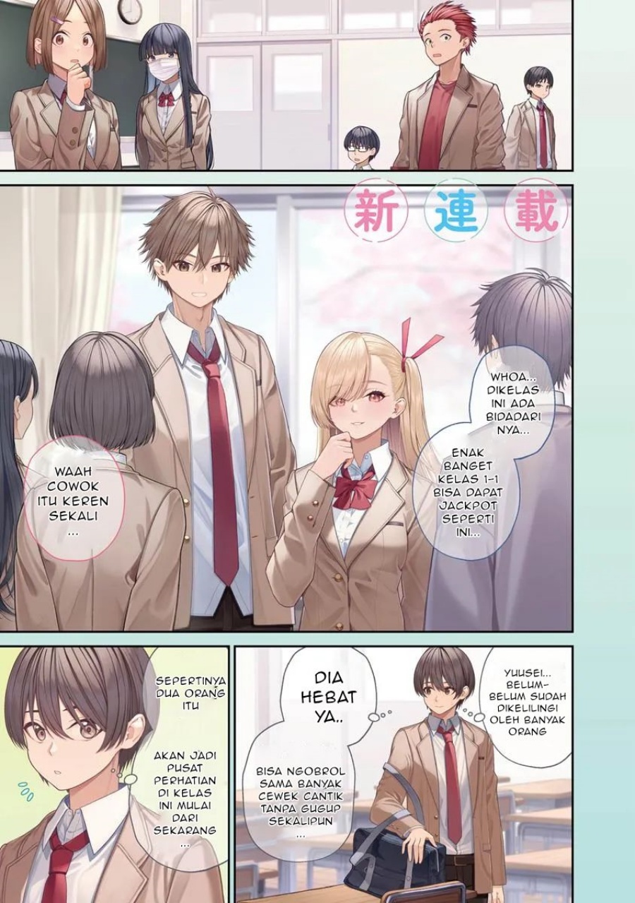 Manga Kanojo ni shitai Joshi Ichii, no Tonari de Mitsuketa Amari-chan Chapter 1 gambar 2