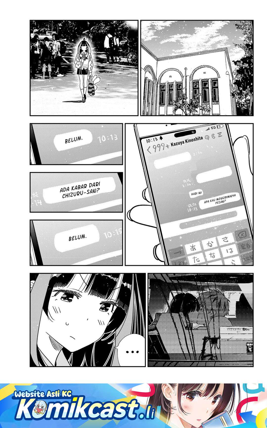 Komik Kanojo Okarishimasu Chapter 390 gambar 1